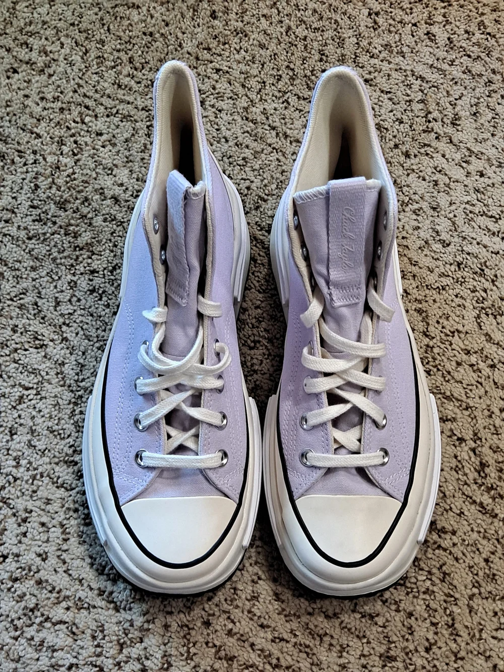 Converse Run Star Legacy Vapor Violet Chunky Platform Sneakers Women Size 10 - Picture 6 of 7